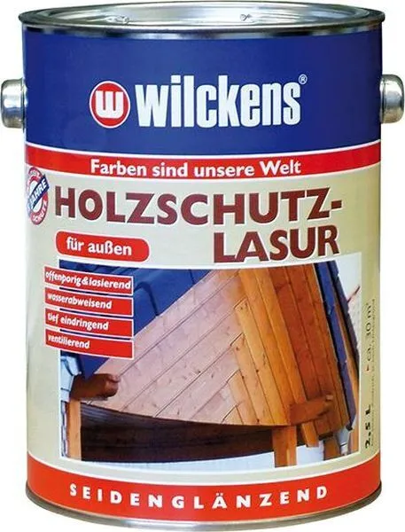 Wilckens Holzschutzlasur 2,5 l, Nussbaum (Inhalt: 2.5 Liter - 8.34 € / 1 Liter)