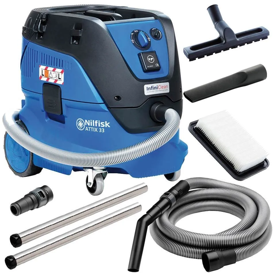 NILFISK Industriesauger ATTIX 33 2L IC Nass & Trocken Autoclean ersetzt 30 21 XC 107412103