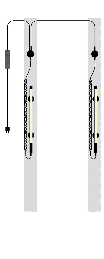 SCANGRIP LINE LIGHT 2-POST Beleuchtungslösung für 2-Säulen-Hebebühnen 2 x 600 Lumen 03.5225