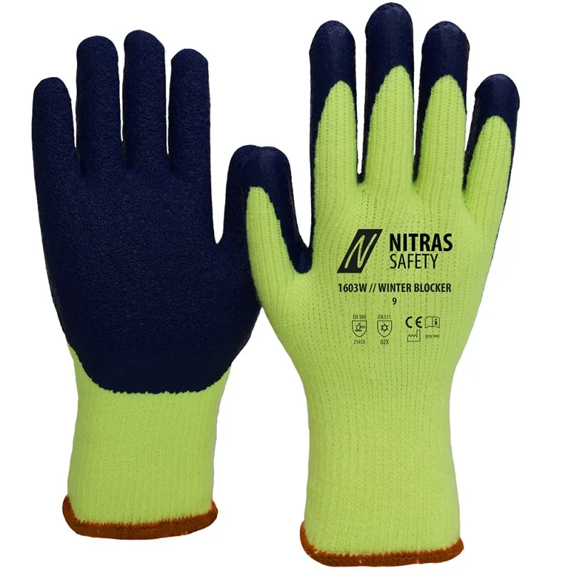 1 Paar Winterhandschuh NITRAS Winter-Blocker 1603W Gr. 11