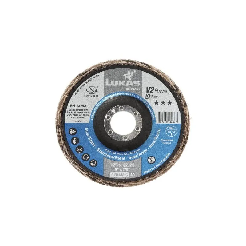 1 Stück Fächerscheibe V2 Power 115 mm Ceramic 60