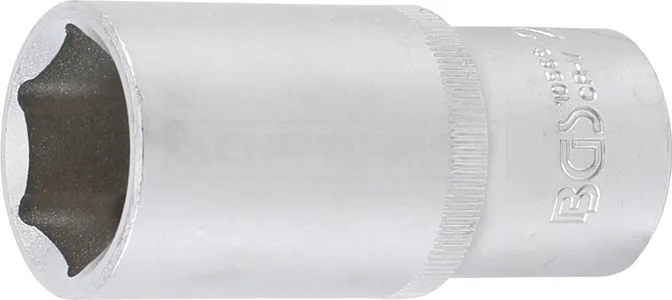BGS Steckschlüssel-Einsatz Sechskant, tief | 12,5 mm (1/2") | SW 26 mm – 10566
