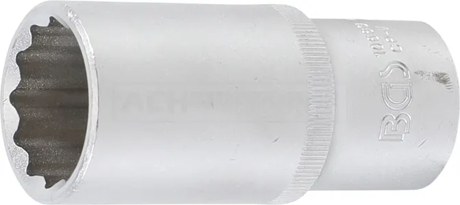 BGS Steckschlüssel-Einsatz Zwölfkant, tief | 12,5 mm (1/2") | SW 26 mm – 10663