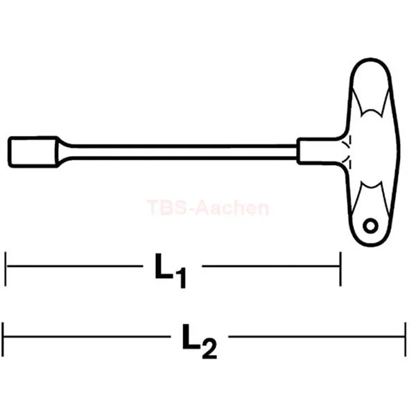 Stahlwille 12507-2K 6 Sechskant-Steckschlüssel mit