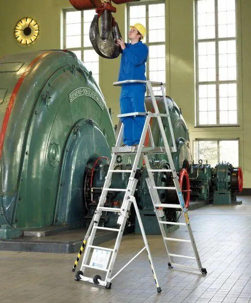 ZARGES Plattformleiter ZAP 7 Sprossen