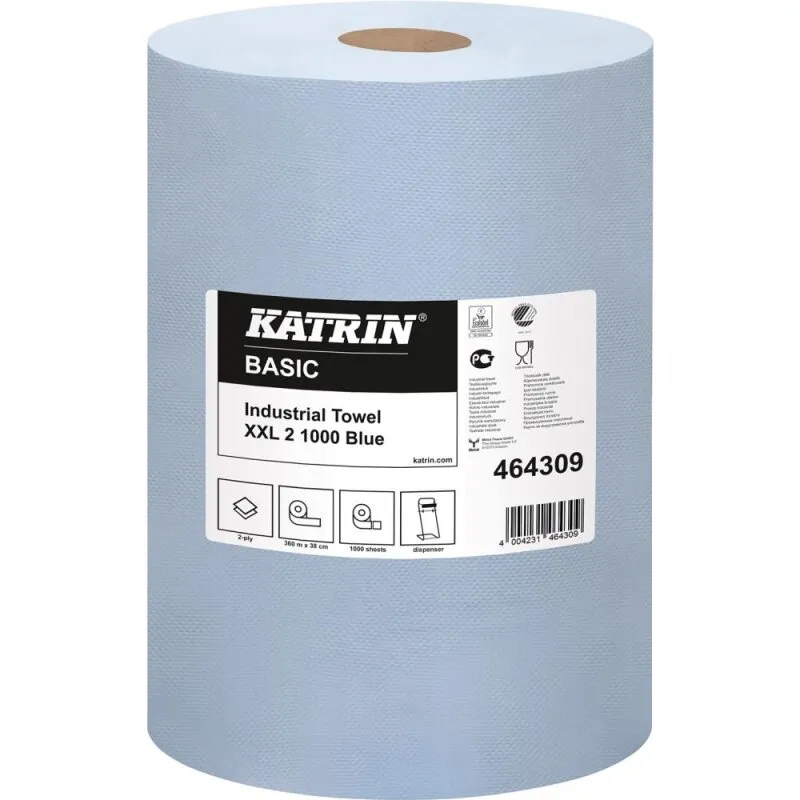 2 Rollen Putzpapier Basic XXL 1000 Blatt