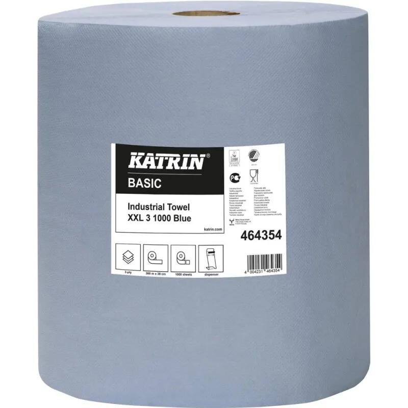 2 Rollen Putzpapier Basic XXL 1000 Blatt 3 Lagen