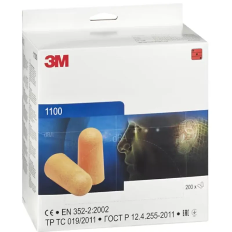 200 Paar Gehörschutzstöpsel ohne Kordel 1100