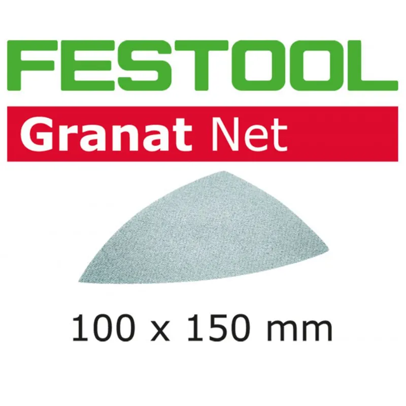 Festool Netzschleifmittel Granat Net Delta 100x150 mm P80 bis P400 für z.B. DTS 400