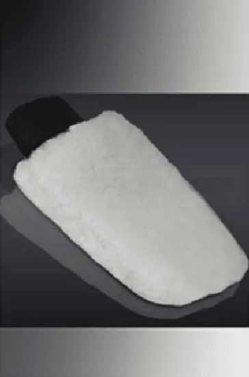 SCHOLL GLOVE Lammfell Handschuh weiß 22441