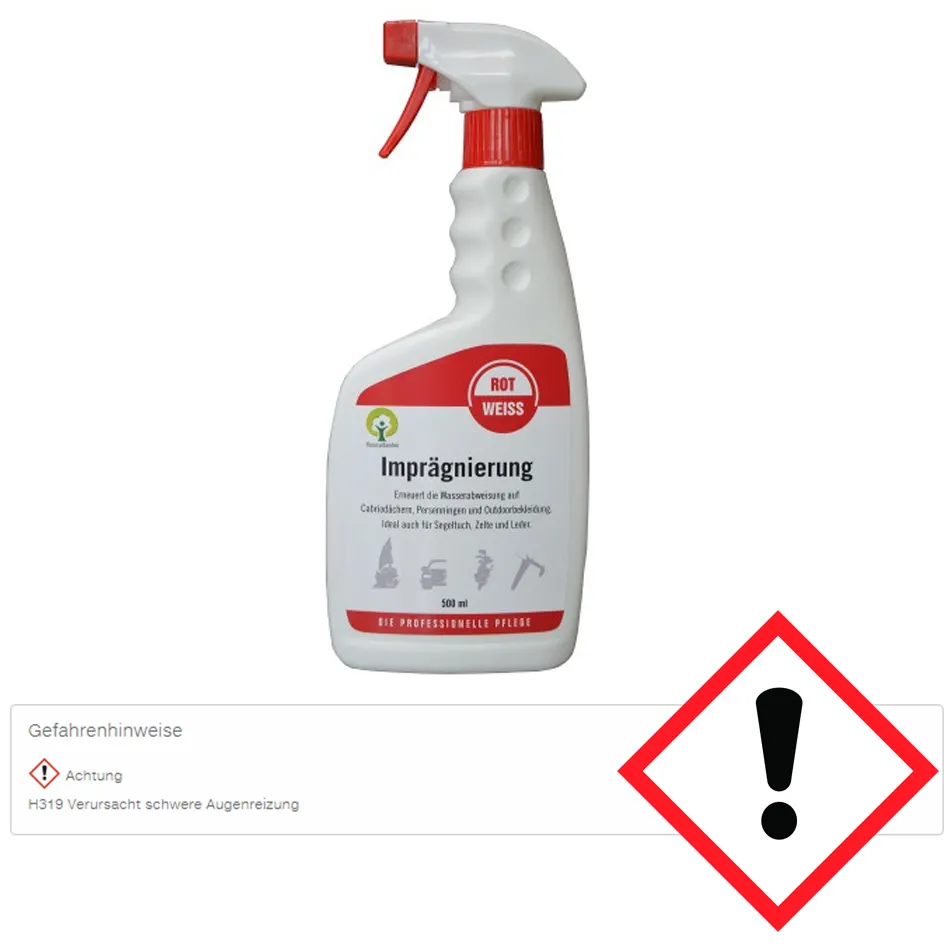 ROTWEISS Imprägnierung 500 ml Sprühflasche 2505