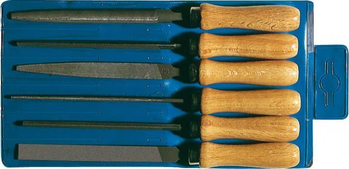 Pferd Schlüsselfeilen Satz 6 teilig Länge 100 mm H2