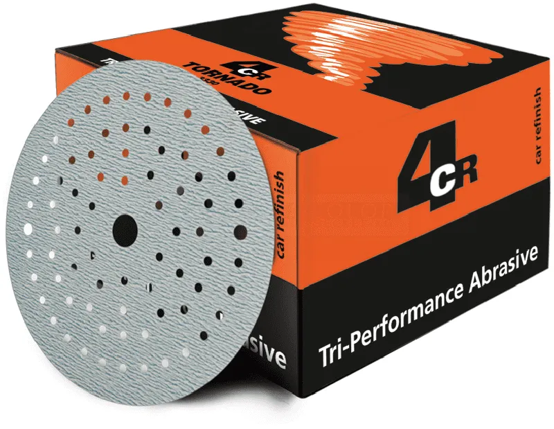 4CR Schleifscheiben Tornado + 150 mm 75-Loch P80 bis P2000 3330