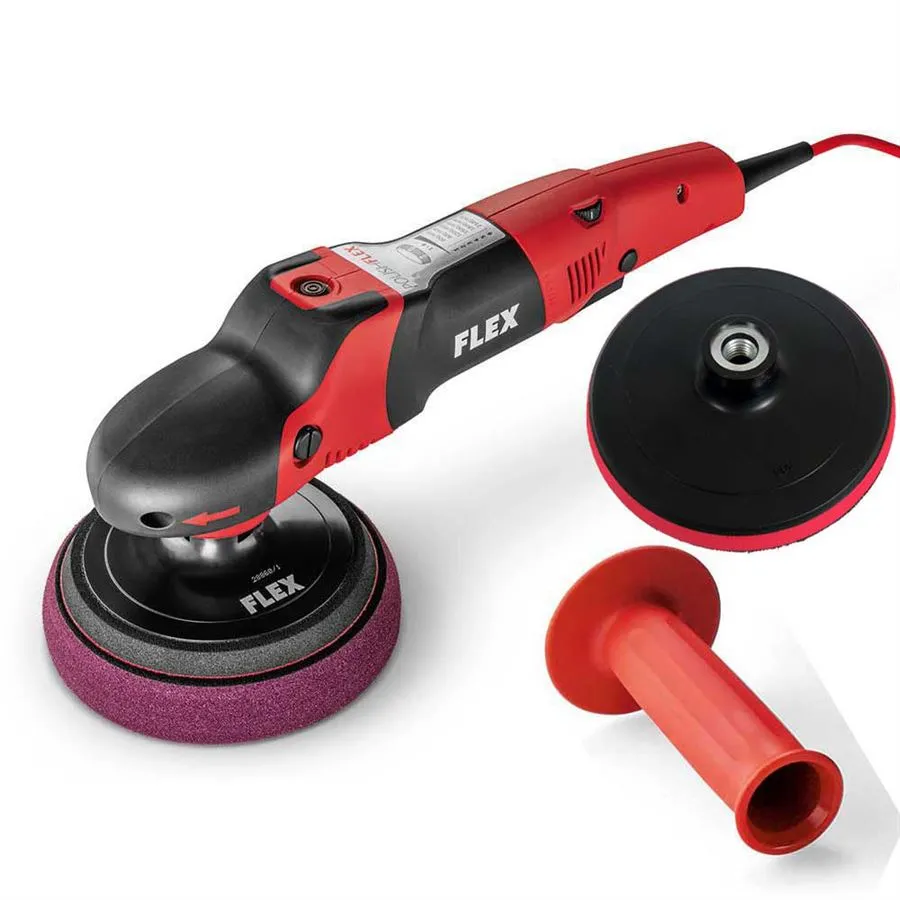 FLEX Profi Poliermaschine PE 14 2 150 POLISHFLEX 373.680 + ACH Stützteller 150mm