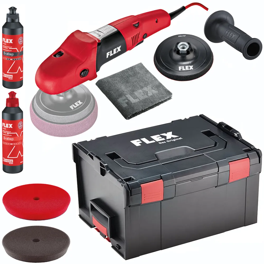 FLEX Profi Poliermaschine PE 14 3 125 P Set 407569 407.569 in L BOXX