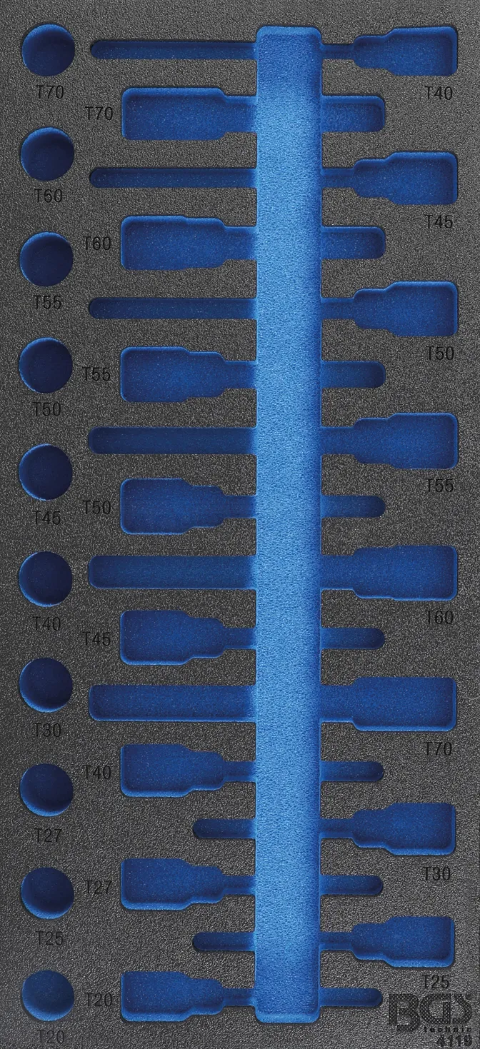 BGS Werkstattwageneinlage 1/3 | leer | für Art. 4119 – 4119-1