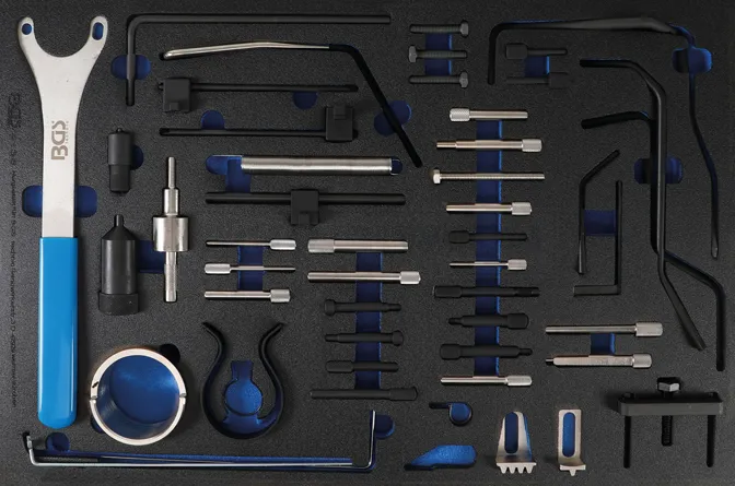 BGS Werkstattwageneinlage 3/3: Motor-Einstellwerkzeug-Satz | für Fiat, Ford, Citroën, Peugeot – 4135