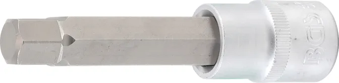 BGS Bit-Einsatz | Länge 100 mm | 12,5 mm (1/2") | Innensechskant 13 mm – 4267