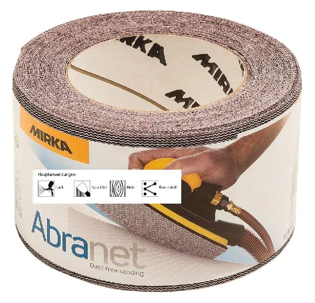 MIRKA ABRANET 130mm x 10m Grip Rolle P320