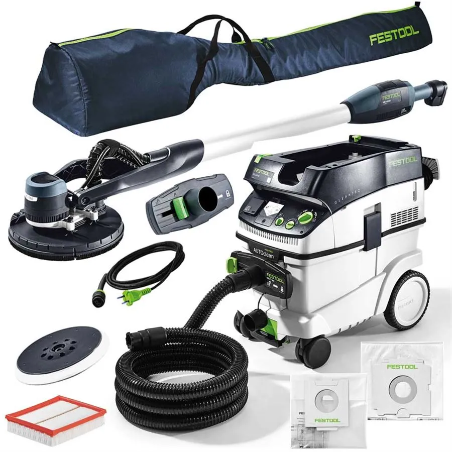 Festool Langhalsschleifer + M Sauger 575455 LHS E 225 PLANEX EASY + CTM 36 E AC