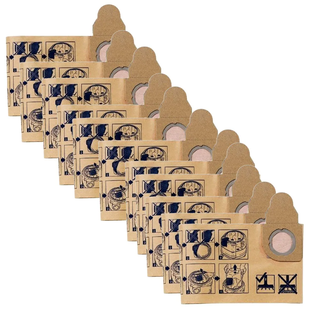 NILFISK 10x Filtersack 6695 Filterbeutel