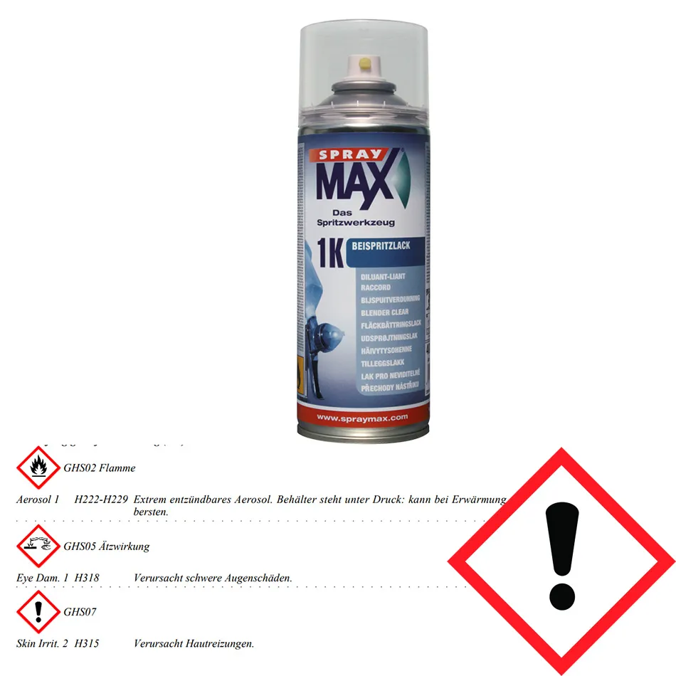 KWASNY SprayMax 1K Beispritzlack transparent 680092