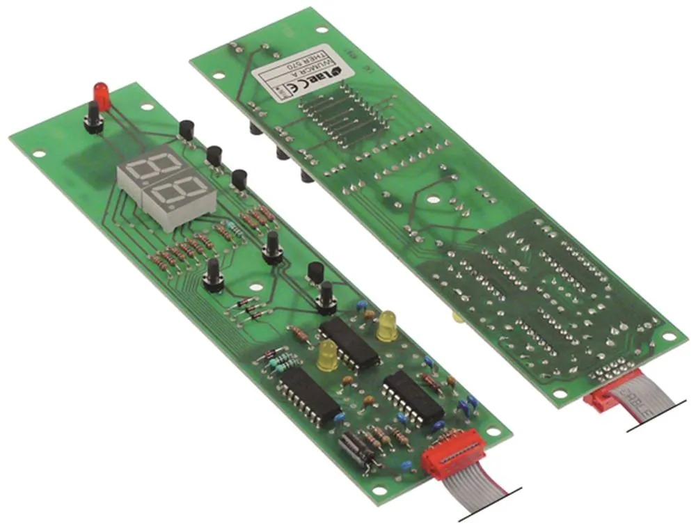 Williams Anzeigeplatine Breite 45mm Länge 180mm mit Flachbandkabel