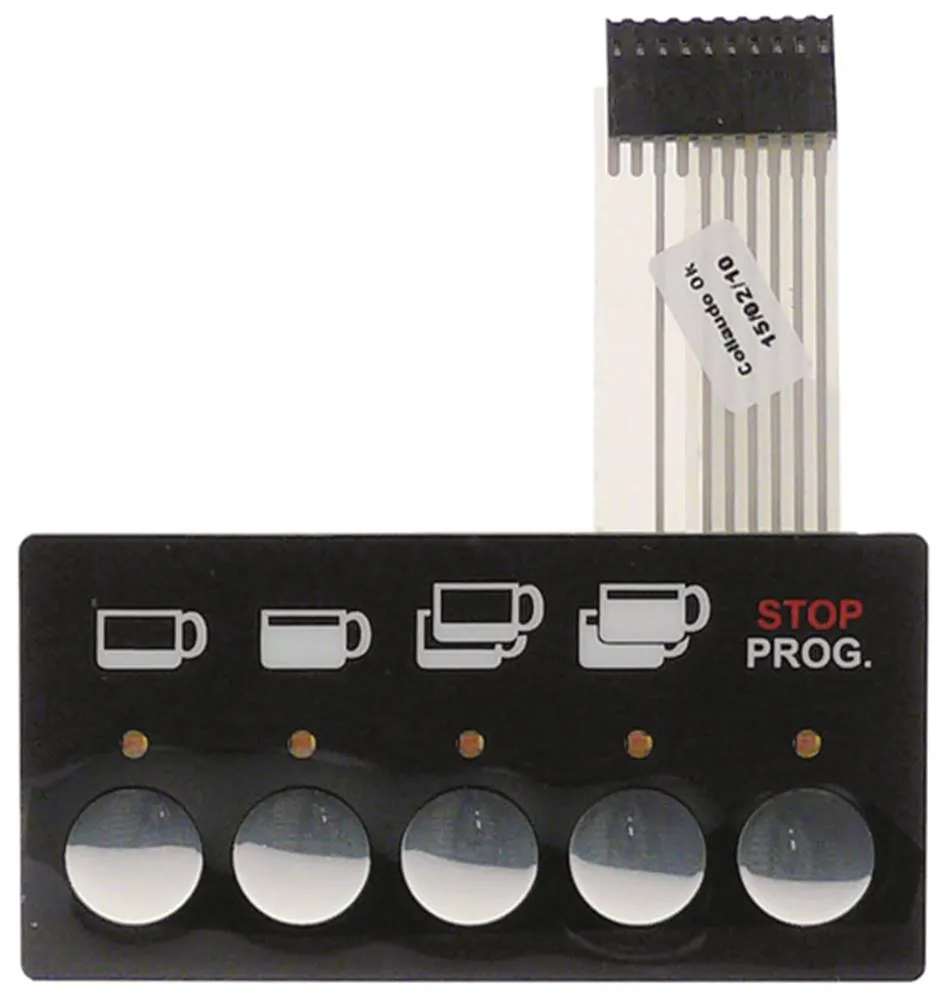 Wega-CMA Folientastatur für Kaffeemaschine Polaris Breite 50mm