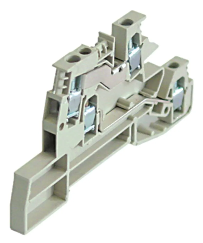 WIELAND WKI4D-D/V0 Reihenklemme Befestigung Hutschiene 35mm grau
