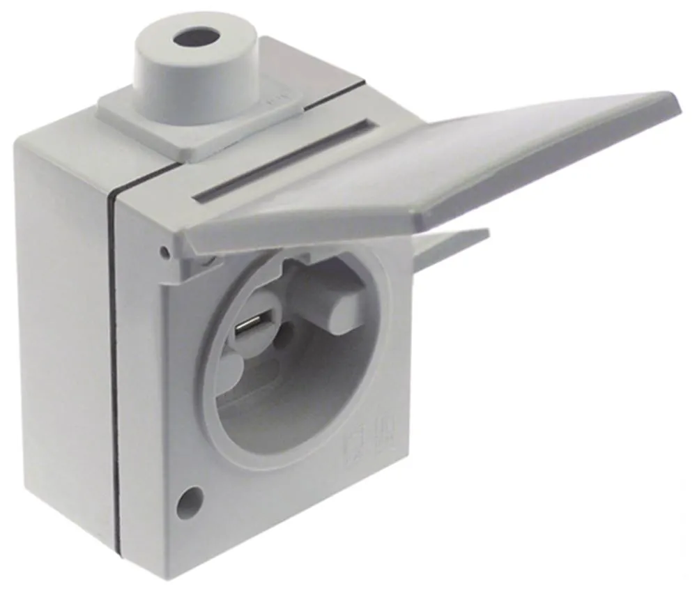 Steckdose Perilex 5-polig Aufputzversion 3P+N+PE Thermoplast 400V 16A