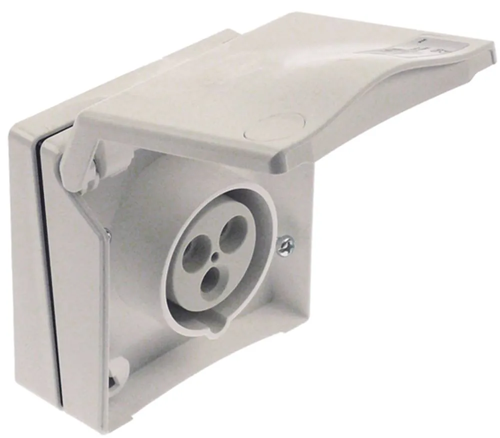 Steckdose 3-polig Unterputz P+N+PE 230V CEE 16A