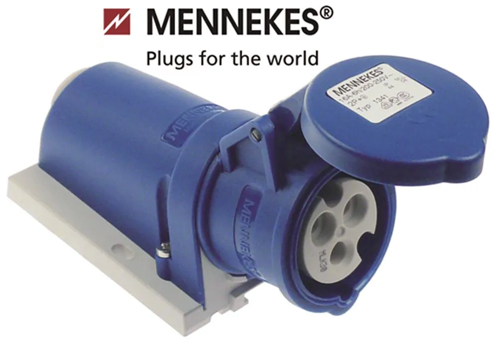 Steckdose P+N+PE 3-polig IP44 CEE Wandausführung 16A 230V 1,0-2,5 mm²