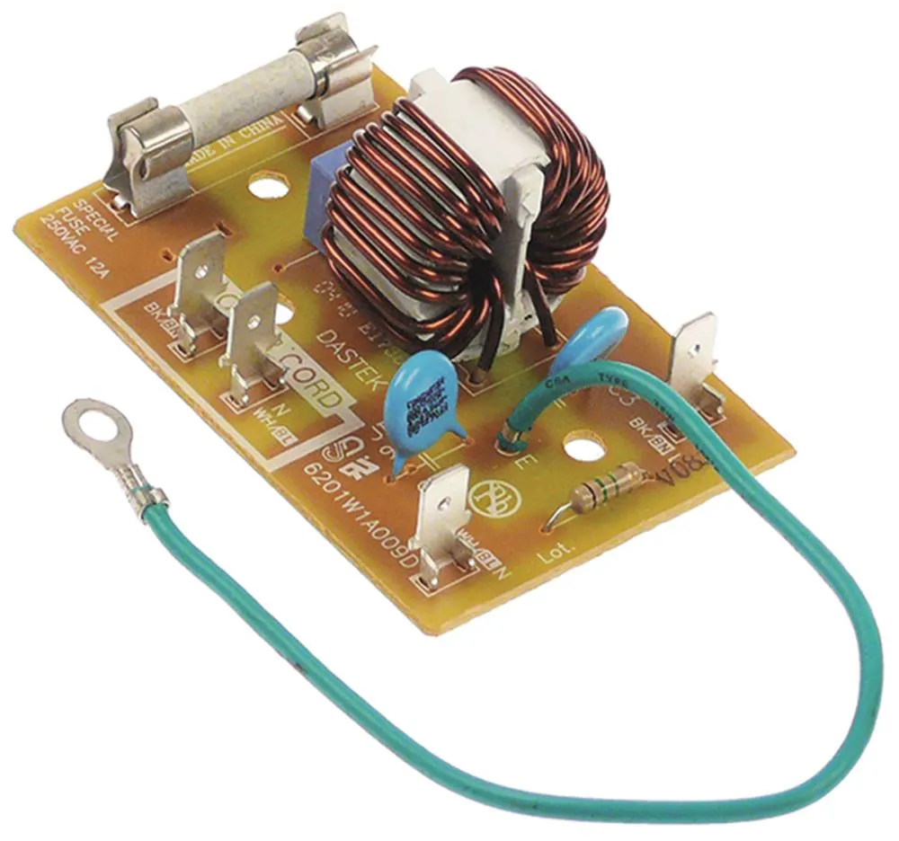 ACP Netzfilter 6201W1A009D für Mikrowelle DFS11EA, RCS511A Breite 52mm