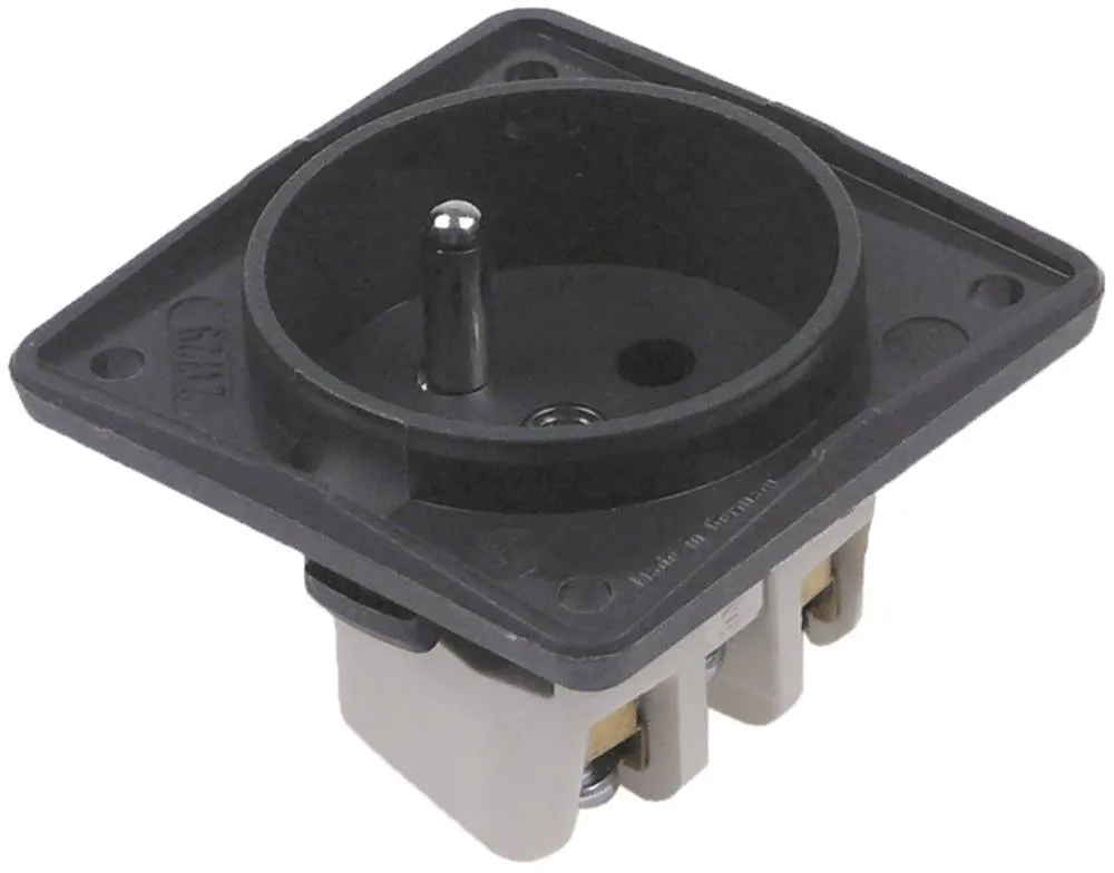 Steckdose Anschluss L/N/PE mit Schraubklemmen F/B 1 -phasig 240V 16A