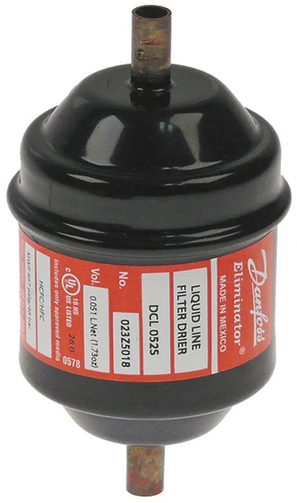 Trockner DCL 052S 6mm Lötanschluss Baulänge 110mm 46bar 226g 67 cm³