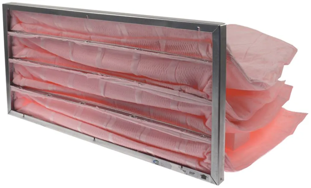 Taschenfilter für Metalstyle Tiefe 590mm Einbaumaß 290mm 535