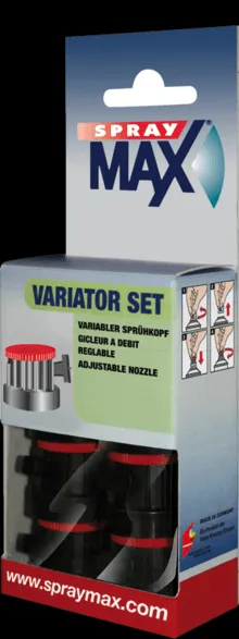 KWASNY SprayMax Variator Set / Box (schwarz/rot) 746204