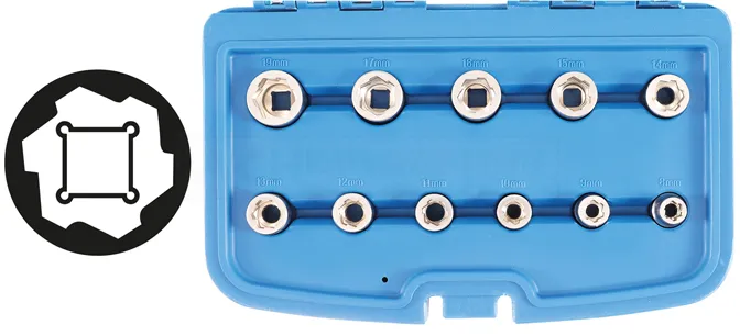 BGS Ausdreh-Satz für Schrauben und Muttern | metrisch | 11-tlg. – 8383