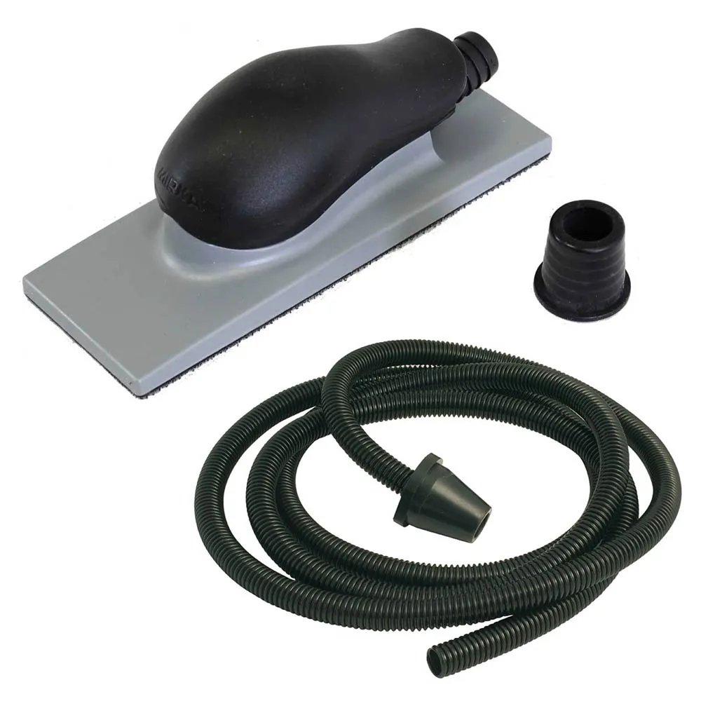 MIRKA Handblock 70 x 125mm 13-Loch Klett grau mit MIRKA Schlauch 4m