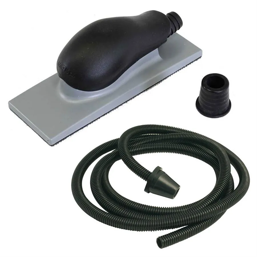 MIRKA Handblock 70 x 198mm 22-Loch Klett grau mit MIRKA Schlauch 4m