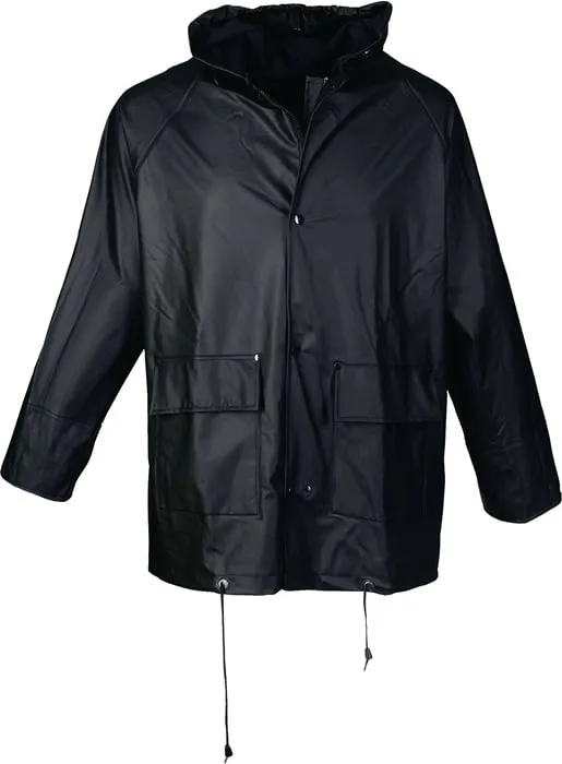 PU Regenschutzjacke Gr.S schwarz ASATEX
