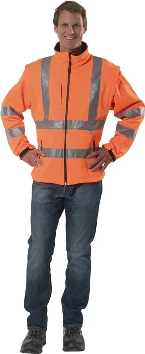 Warnschutz-Softshelljacke Gr.XL orange PREVENT