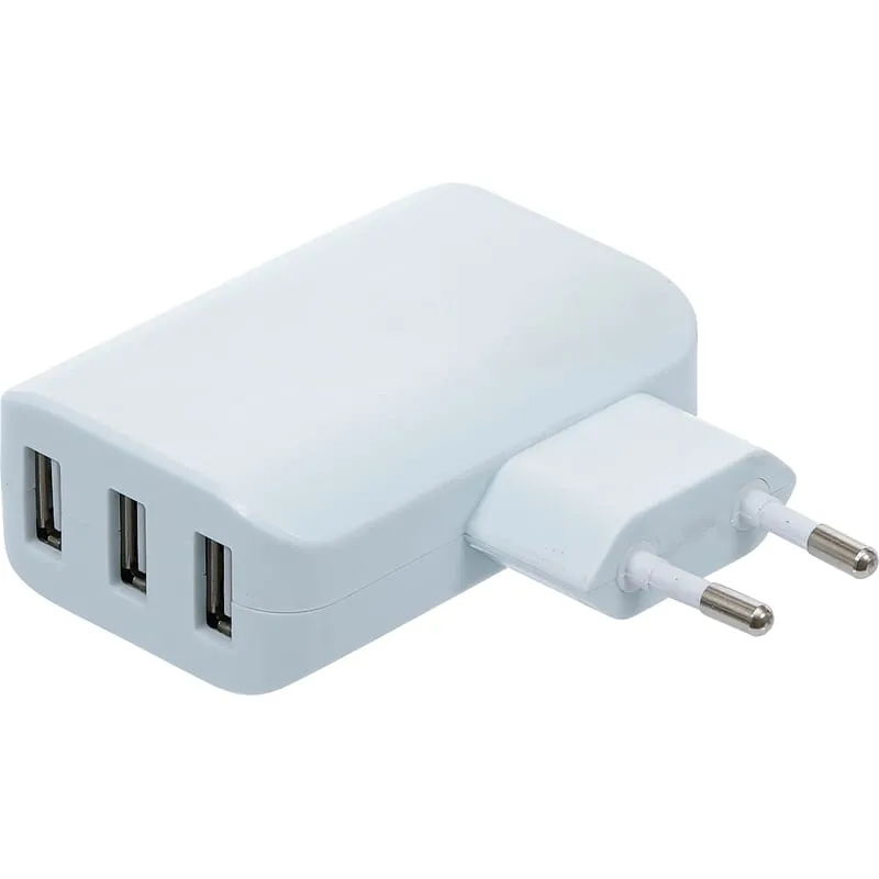 BGS 3377 Universal USB-Ladegerät, 3 USB-Ports, max