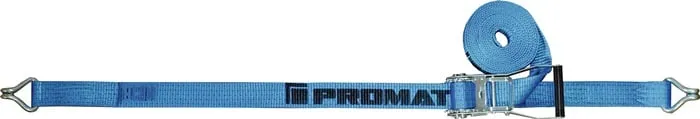 Zurrgurt DIN EN 12195-2 L.8m B.50mm m.Ratsche+Spitzh.LC U 4000 daN PROMAT