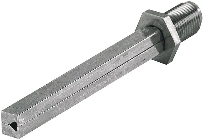 VK FDW-Profilstift 4-KT.10x100mm Fe verz.geteilt M12x1,25 HOPPE