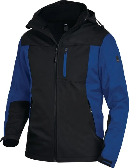 Softshelljacke JANNIK Gr.L royal/schwarz