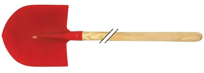 Frankfurter Schaufel Gr.5 300x270mm m.Eschenstiel KRUMPHOLZ