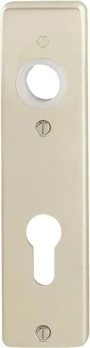 Kurzschildpaar 202KP Alu.F2 PZ HOPPE