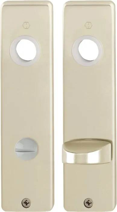 Kurzschildpaar 202KP/AP Alu.F2 SK/OL HOPPE