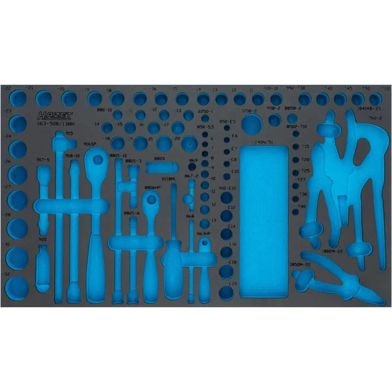 Hazet 163-508LN Weichschaumeinlage